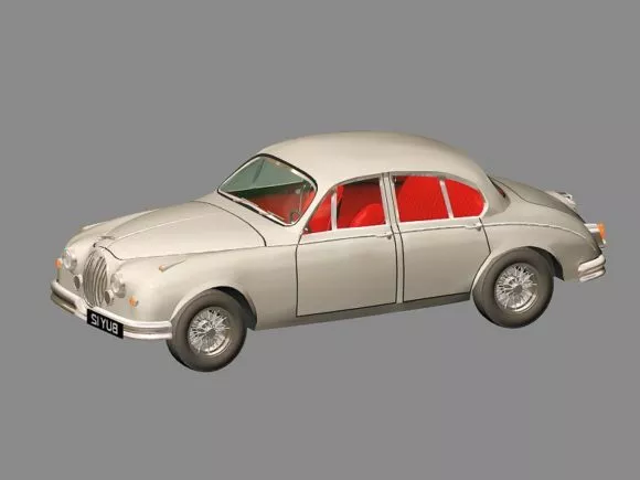 Electric Car Fab Frame 3d model