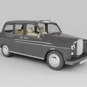 Sedan Car Classic Style 3d model