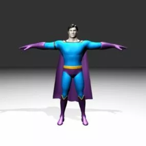 Superman Costume 3d model