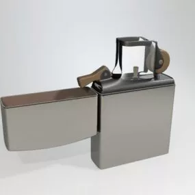 Chrome Zippo Lighter 3d model