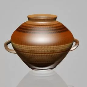 Clay Pottery 3d model