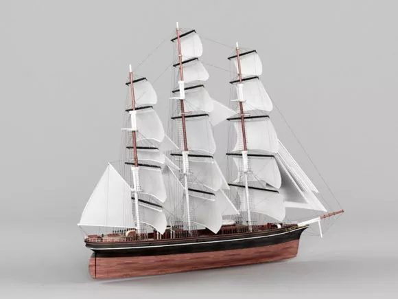 Assault Ship 3d model