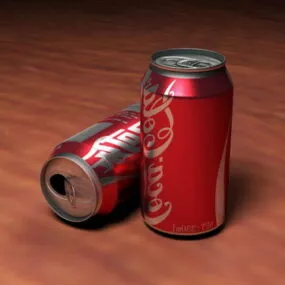 Coca Cola Cans 3d model