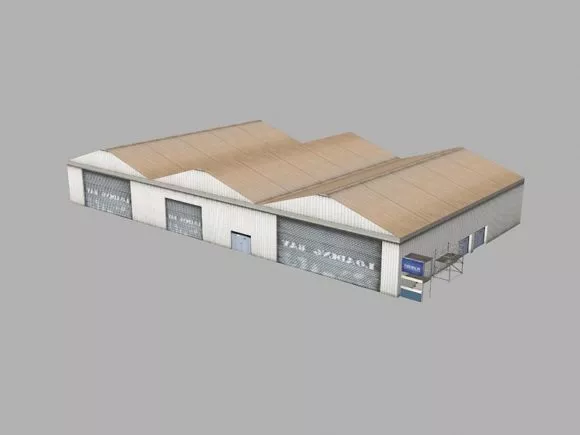 Storefront Medieval Building 3d model
