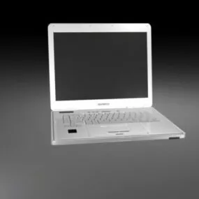 Old Compaq Laptop 3d model