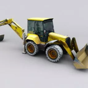 Construction Digger Excavator 3d model