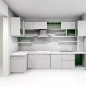 Contemporary Kitchen Cabinet Ideas 3d model