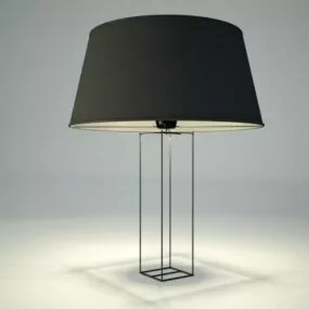 Contemporary Black Table Lamp 3d model
