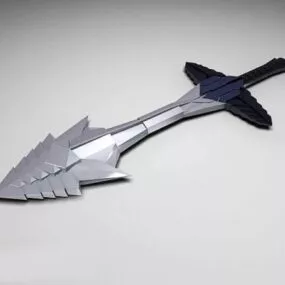Scifi Gaming Sword 3d model