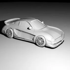 Cool Sports Car Concept 3d model