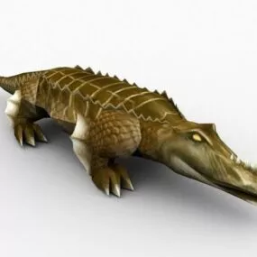 Realistic Crocodile Monster 3d model