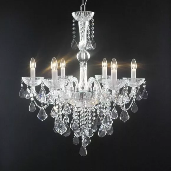 Crystal Chandelier Lighting Lamp 3d model Crystal Chandelier Lighting Lamp 3d model