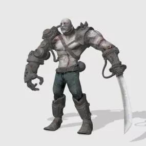 Cyborg Warrior 3d model