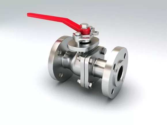 Electric Ball Valve 3d model Electric Ball Valve 3d model