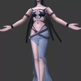 Dark Goddess Shaiya Raina 3d model