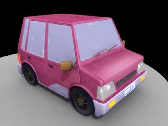 Retro Car 3d model