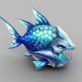Deep Ocean Monster Fish 3d model