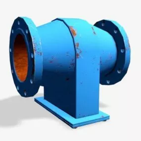 Deflagration Flame Arrester 3d model