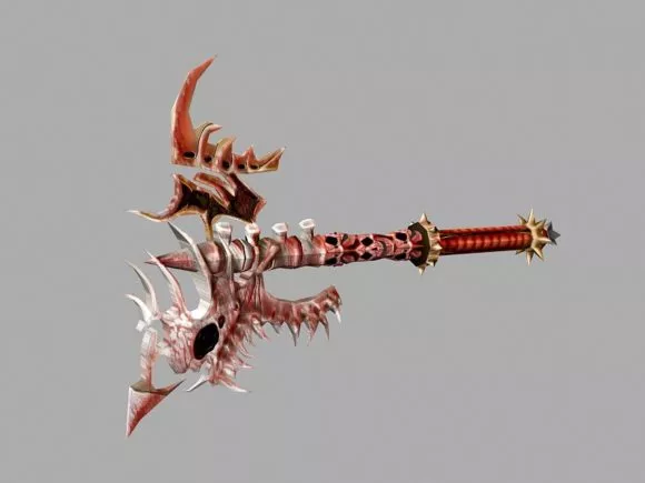 Gaming Demon Axe 3d model Gaming Demon Axe 3d model