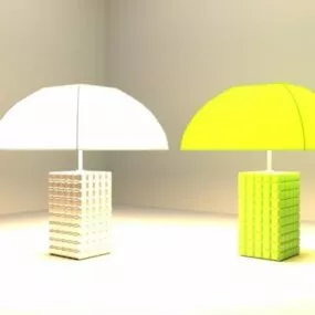Designer Modern Table Lamps 3d model