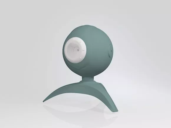 Computer Camera Sphere 3d model Computer Camera Sphere 3d model
