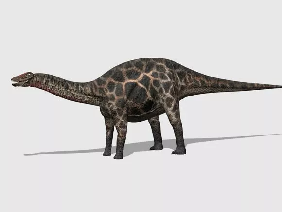 Skeleton Of Dinosaur Bit Game Console 3d model