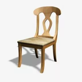 Dining Room Chair Country Style 3d model