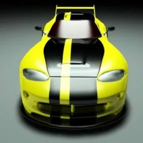 Convertible Dodge Viper Acr 3d model
