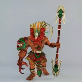 Dreamwalker Shaman Man 3d model