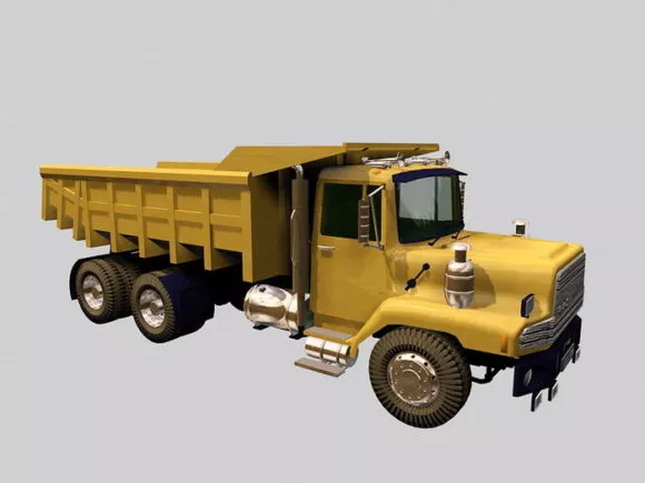 Autoloader Forklift Transport 3d model