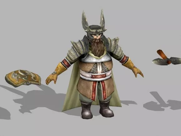 Dragon Fantasy Dagger 3d model