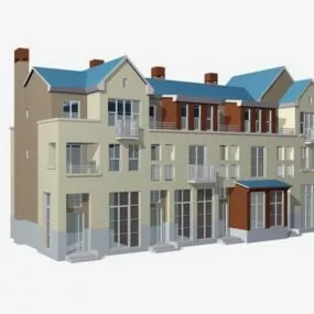 Dwelling House Town 3d model