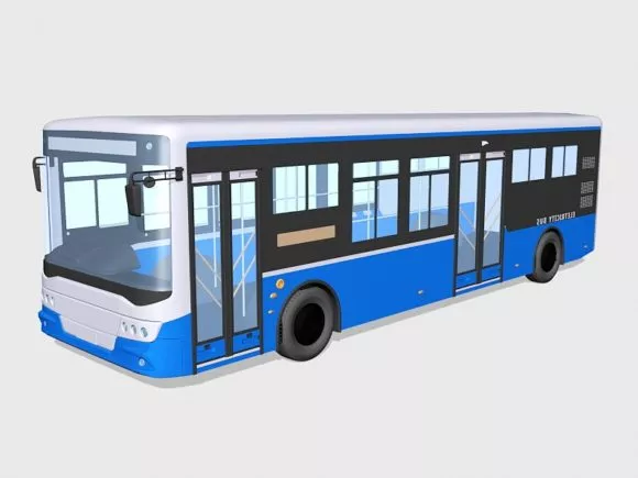 Electric City Bus Free 3d Model - .Max - Open3dModel