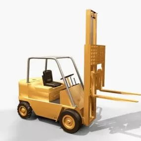 Industrial Electric Forklift 3d model
