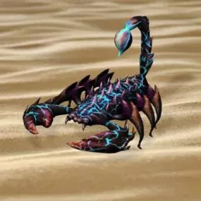 Lightning Scorpion 3d model