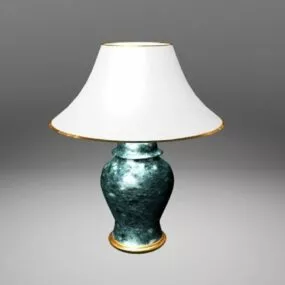 Classic Emerald Table Lamp 3d model