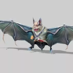 Evil Bat Monster 3d model