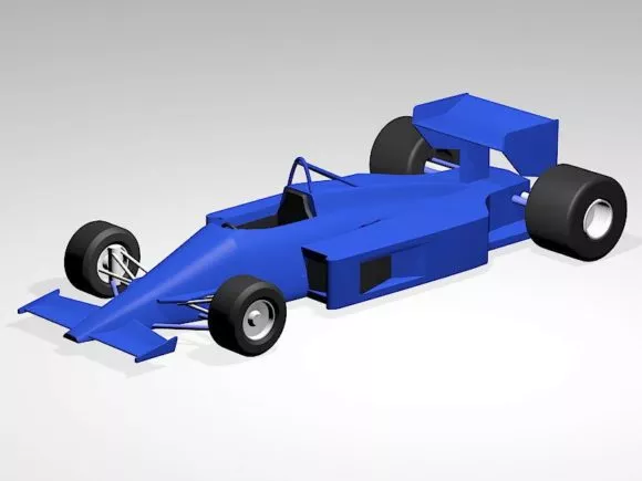 Wrecked Car 3d model