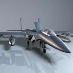F15 Fighter Us Aircraft 3d model