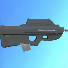 F2000 Tactical Rifle Gun 3d model