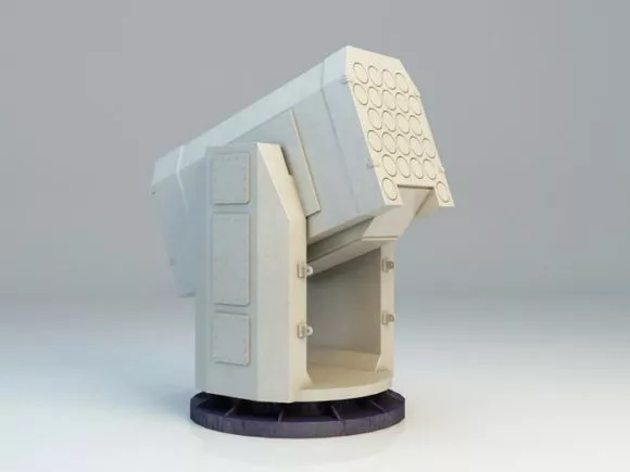 Alien Space Ship 3d model