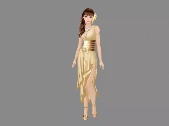 Cossack Fashion Cloth 3d model