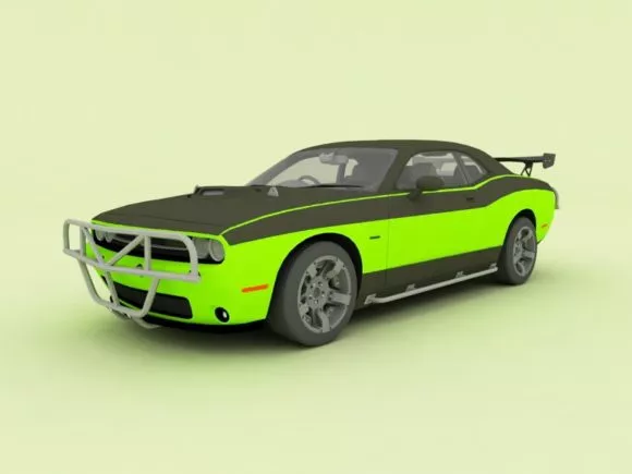 Chrysler Turbine Power Car 3d model