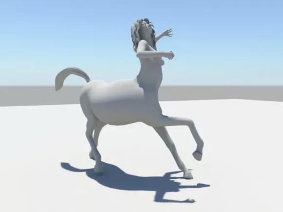 Chinese Warrior Character  Free 3d model