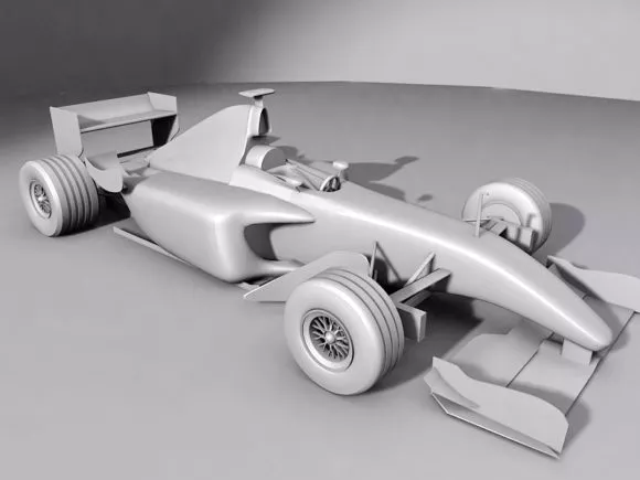 Classic Car Lowpoly 3d model