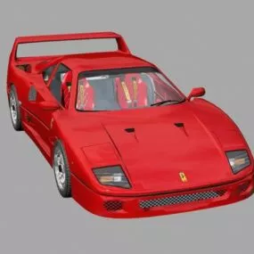 Ferrari F40 Super Car 3d model