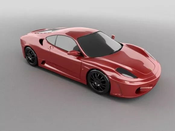 Mopad Futuristic Vehicle 3d model