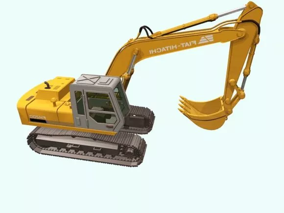 Excavator Robot 3d model