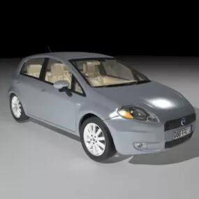 Fiat Punto Classic Car 3d model