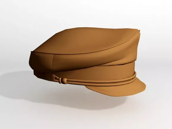 Field Cap Hat 3d model Field Cap Hat 3d model